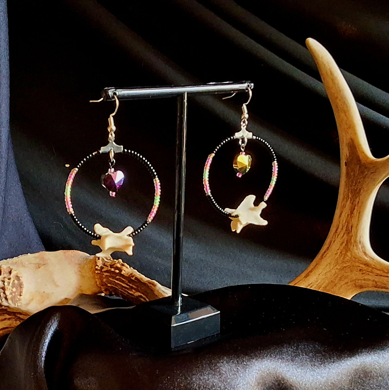 Snake Vertebrae Hoops