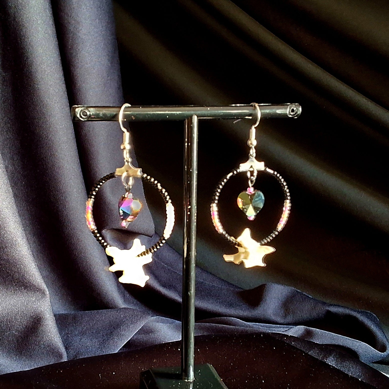 Snake Vertebrae Hoops