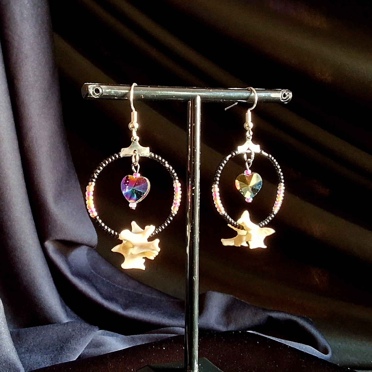 Snake Vertebrae Hoops